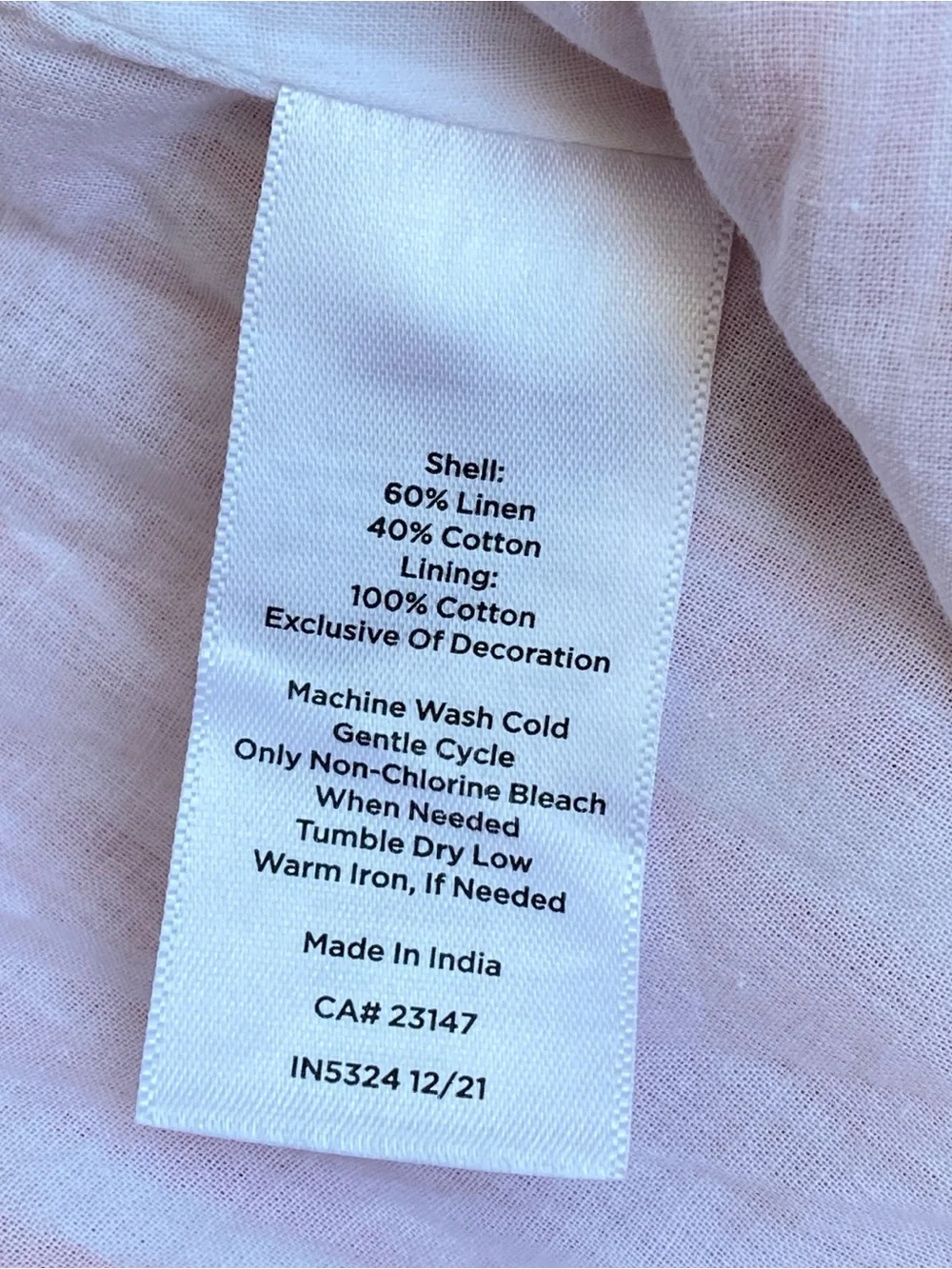 TALBOTS Linen/Cotton Blend Maxi Skirt Red/White Striped Elastic Waist Flare Sz L